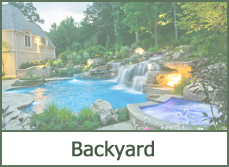 backyard designs ideas shrubs