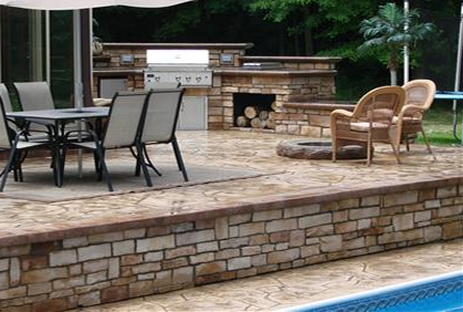 Best stamped and decorative concrete patio designs ideas pictures and diy plans